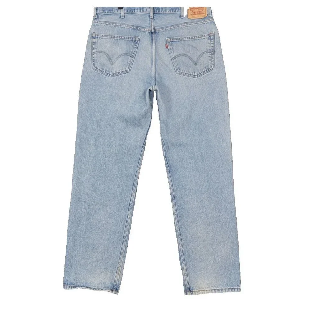 Levis 550 Jeans Mens 38x34 Blue Relaxed Fit Tapered Leg Denim